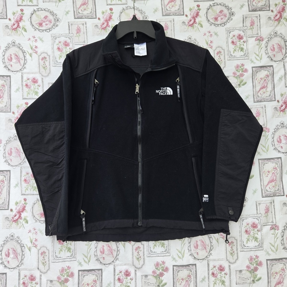 The North Face Women's Medium Black Full Zip Gore Windstopper Fleece Jacket